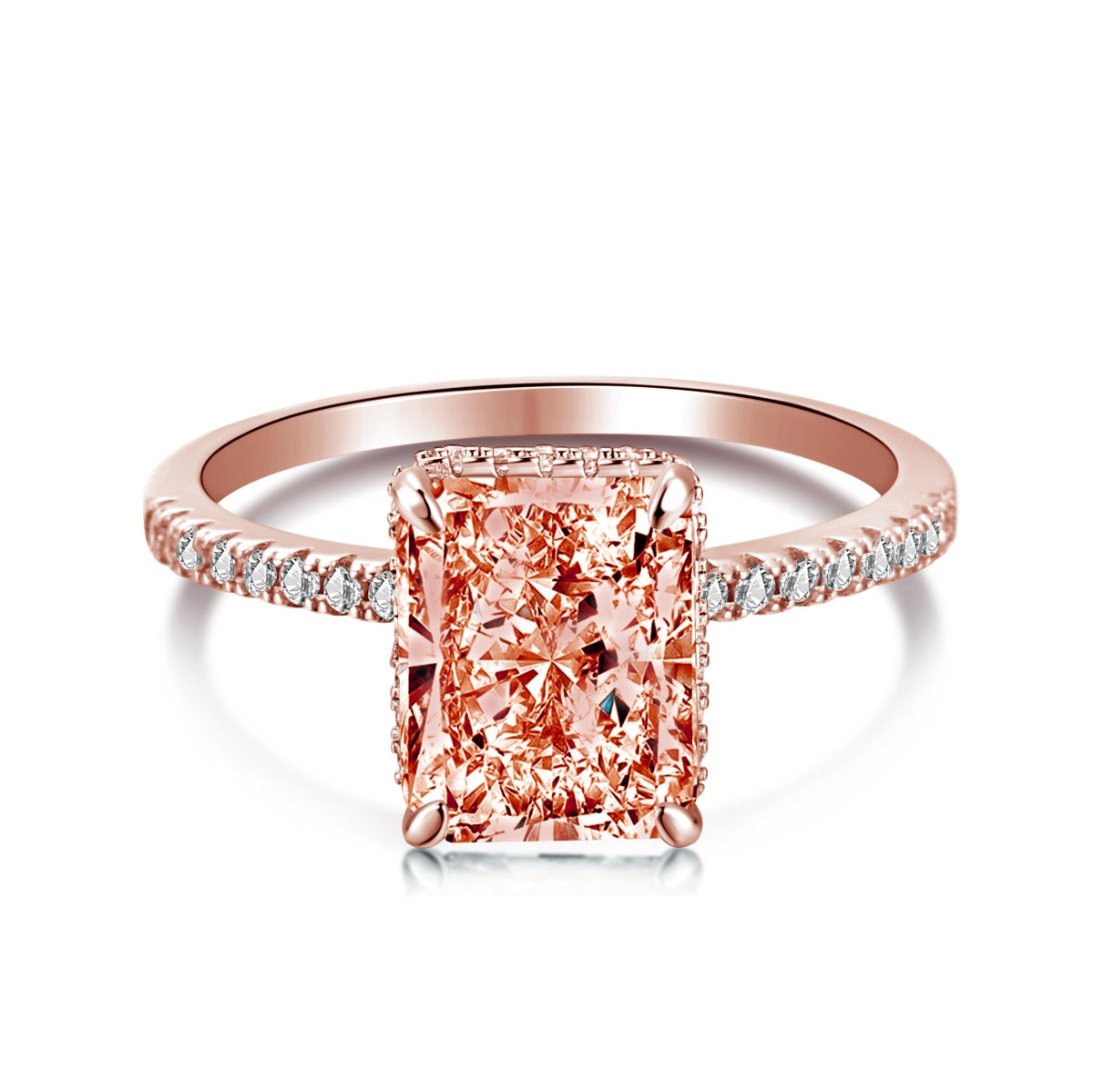 [Aurelle Style]4.0 Carat Luxurious Engagement Ring