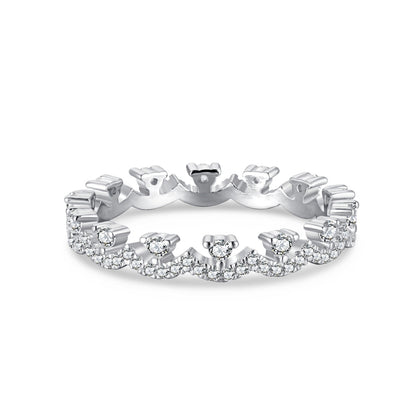 [Aurelle Style]Elegant Resplendent Round Shape Party Ring