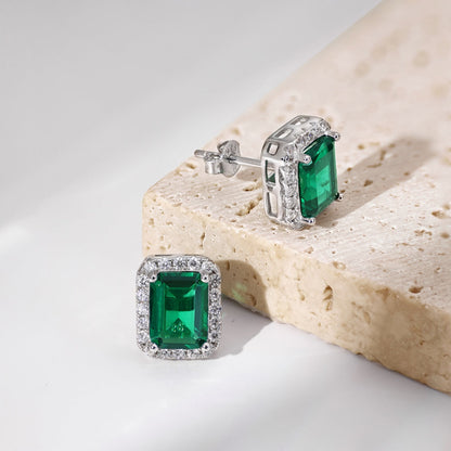 [Aurelle Style]Luxurious Dainty Emerald Cut Banquet Earrings