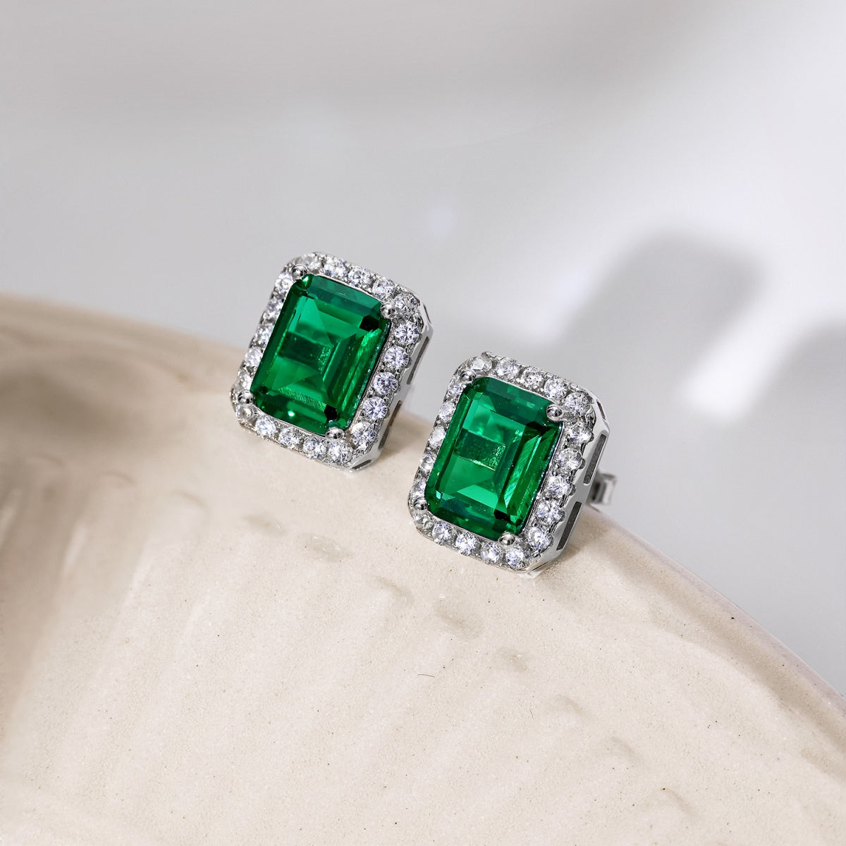 [Aurelle Style]Luxurious Dainty Emerald Cut Banquet Earrings
