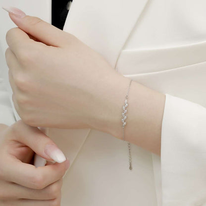 [Aurelle Style]Elegant Wheat Leaves Shape Bracelet