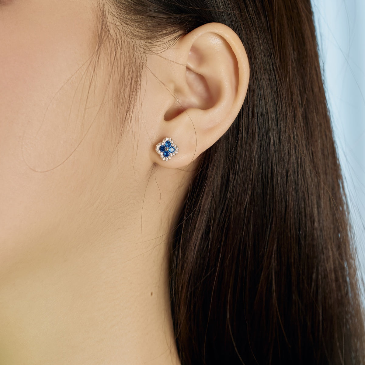 [Aurelle Style]Four-Leaf Clover Flower Shaped Earrings