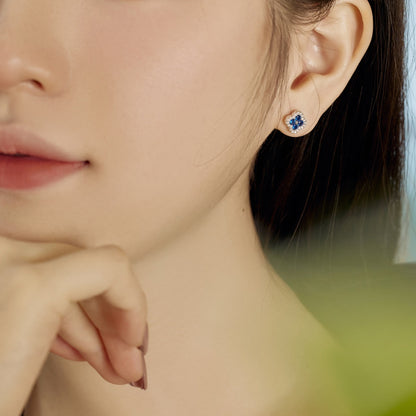 [Aurelle Style]Four-Leaf Clover Flower Shaped Earrings