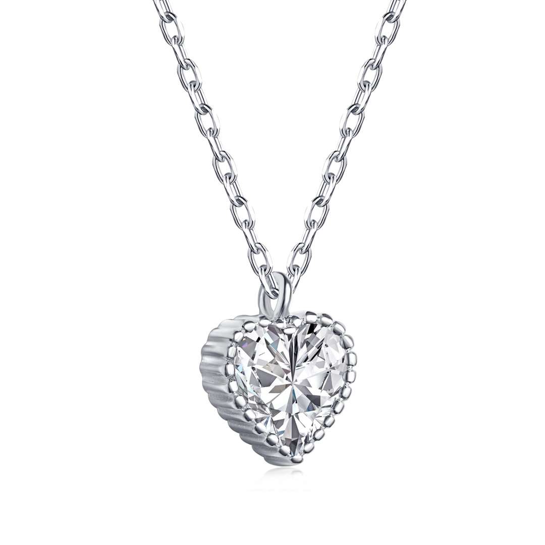 [Aurelle Style]Ornate Heart Shape Necklace