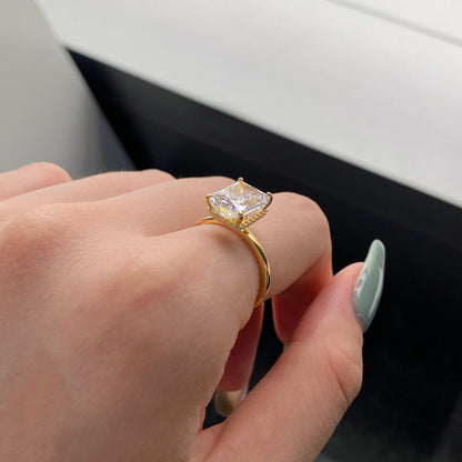 [Aurelle Style]4.0 Carat Ornate Enchanting Radiand Cut Banquet Ring