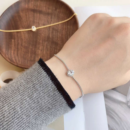 [Aurelle Style]Exquisite Oval Shape Bracelet