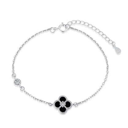 [Aurelle Style]Delicate Four Leaf Clover Bracelet