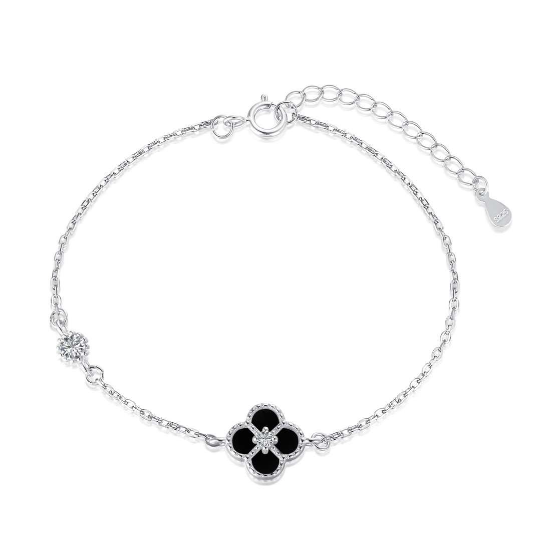 [Aurelle Style]Delicate Four Leaf Clover Bracelet