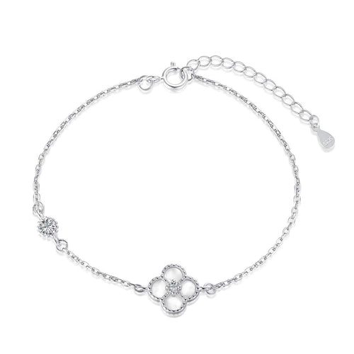 [Aurelle Style]Delicate Four Leaf Clover Bracelet