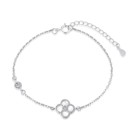 [Aurelle Style]Delicate Four Leaf Clover Bracelet