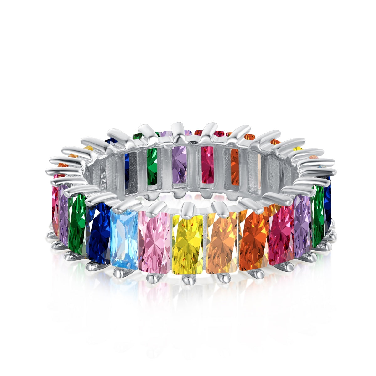 [Aurelle Style]Unique Colorful Radiant Cut RIng