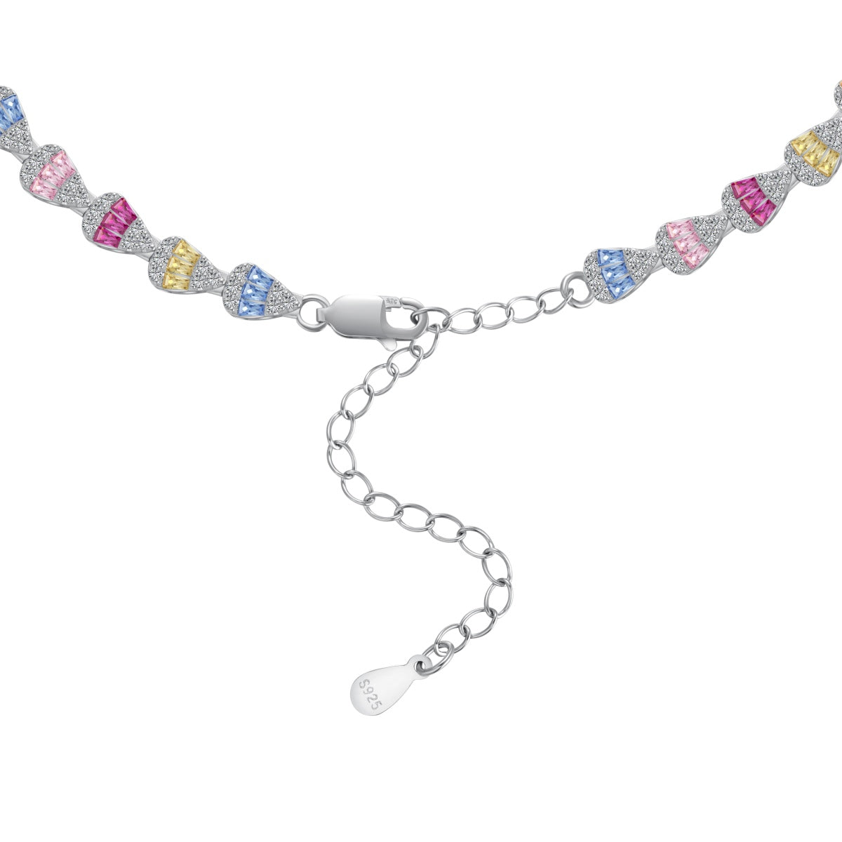 [Aurelle Style]Radiant Colorful Rainbow Necklace