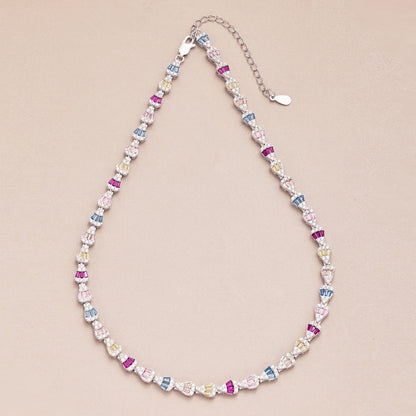 [Aurelle Style]Radiant Colorful Rainbow Necklace