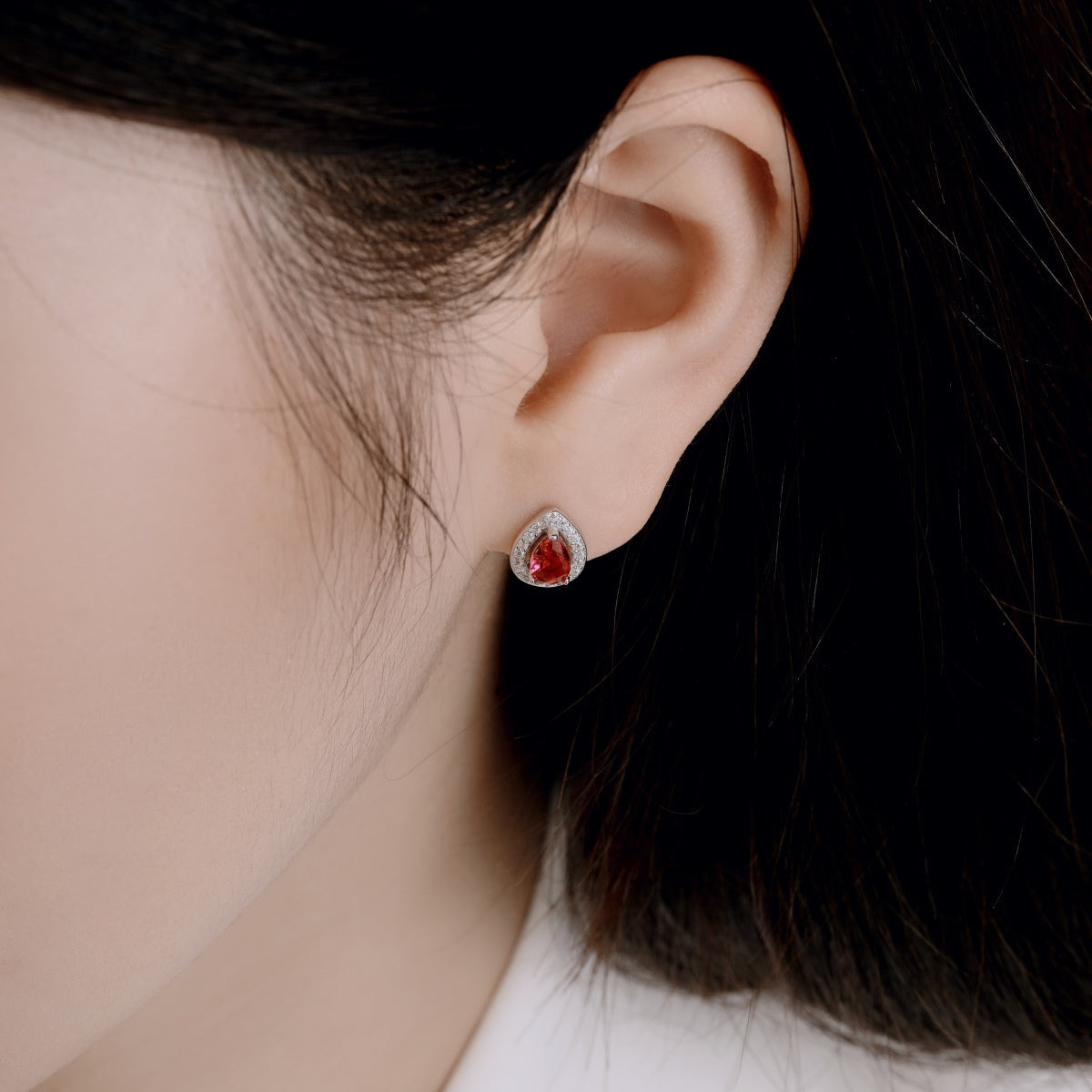 [Aurelle Style]Luxurious Water Drop Shape Earrings