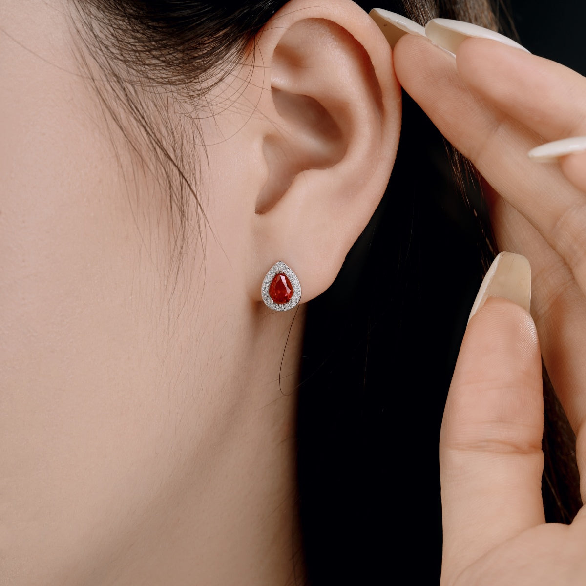 [Aurelle Style]Luxurious Water Drop Shape Earrings