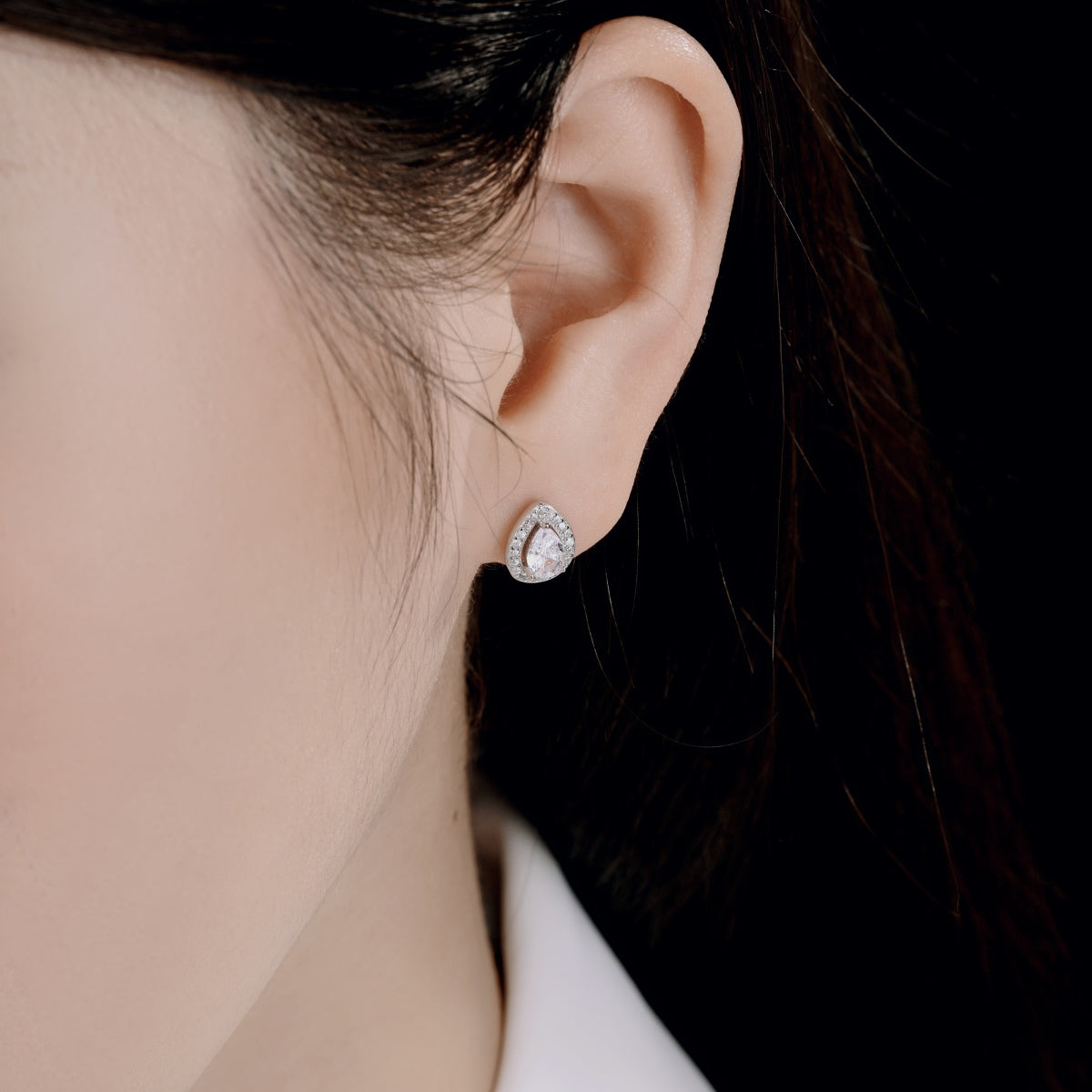 [Aurelle Style]Luxurious Water Drop Shape Earrings