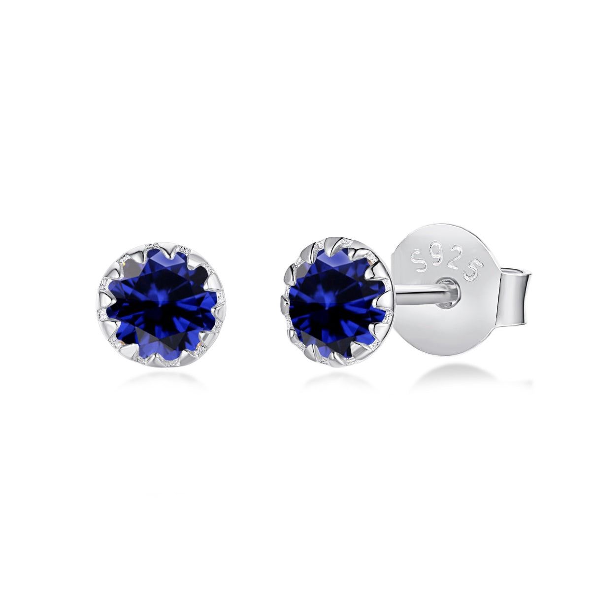 [Aurelle Style]Sparkling Colorful Round Shape Earrings