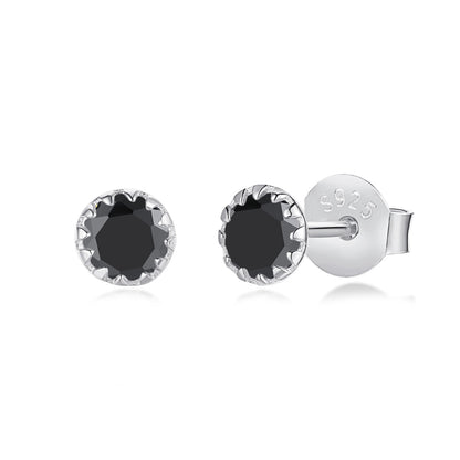 [Aurelle Style]Sparkling Colorful Round Shape Earrings