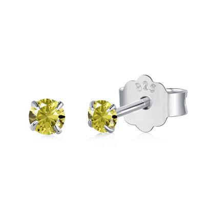 [Aurelle Style]Delicate Solitaire Earrings