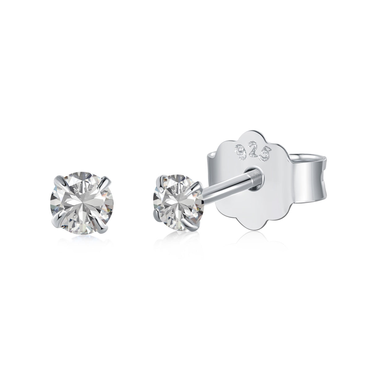 [Aurelle Style]Delicate Solitaire Earrings