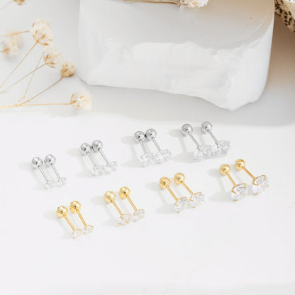 [Aurelle Style]Unique U-Shaped Ear Bone Earrings