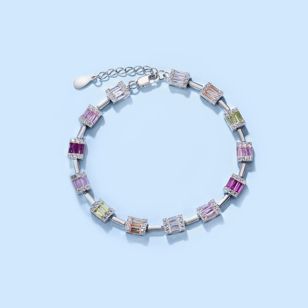 [Aurelle Style]Dainty Charming Emerald Cut Daily Bracelet