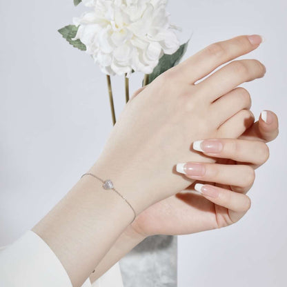 [Aurelle Style]Heart-Shaped Gentle and Versatile Bracelet