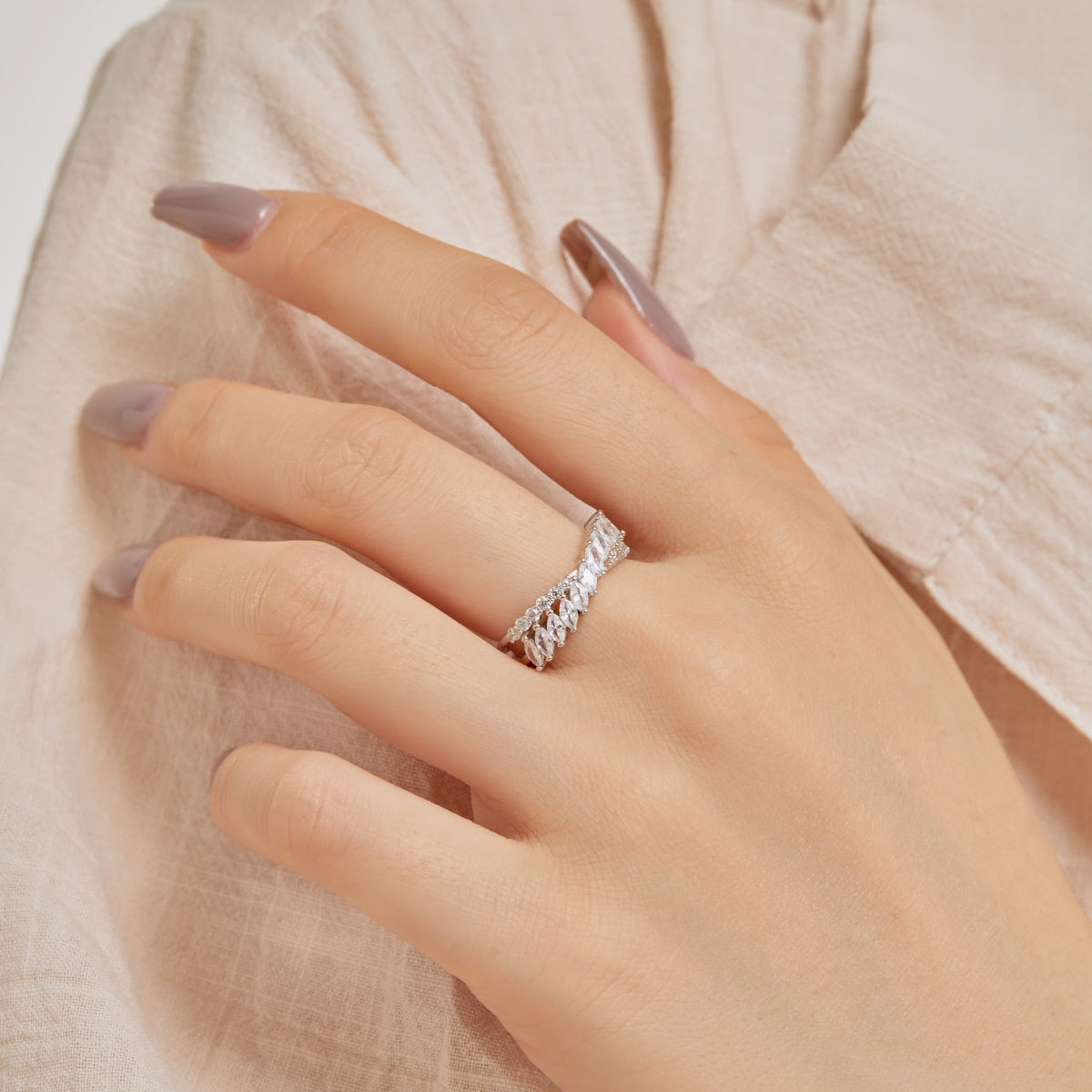 [Aurelle Style]Unique Colorful Marquise Cut Daily Ring