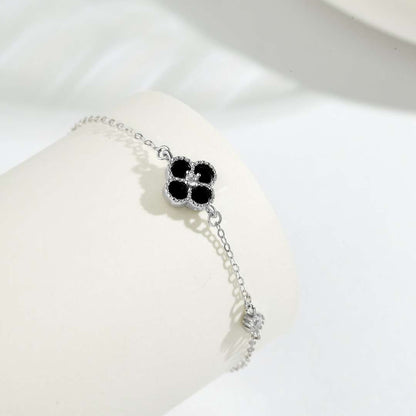[Aurelle Style]Delicate Four Leaf Clover Bracelet
