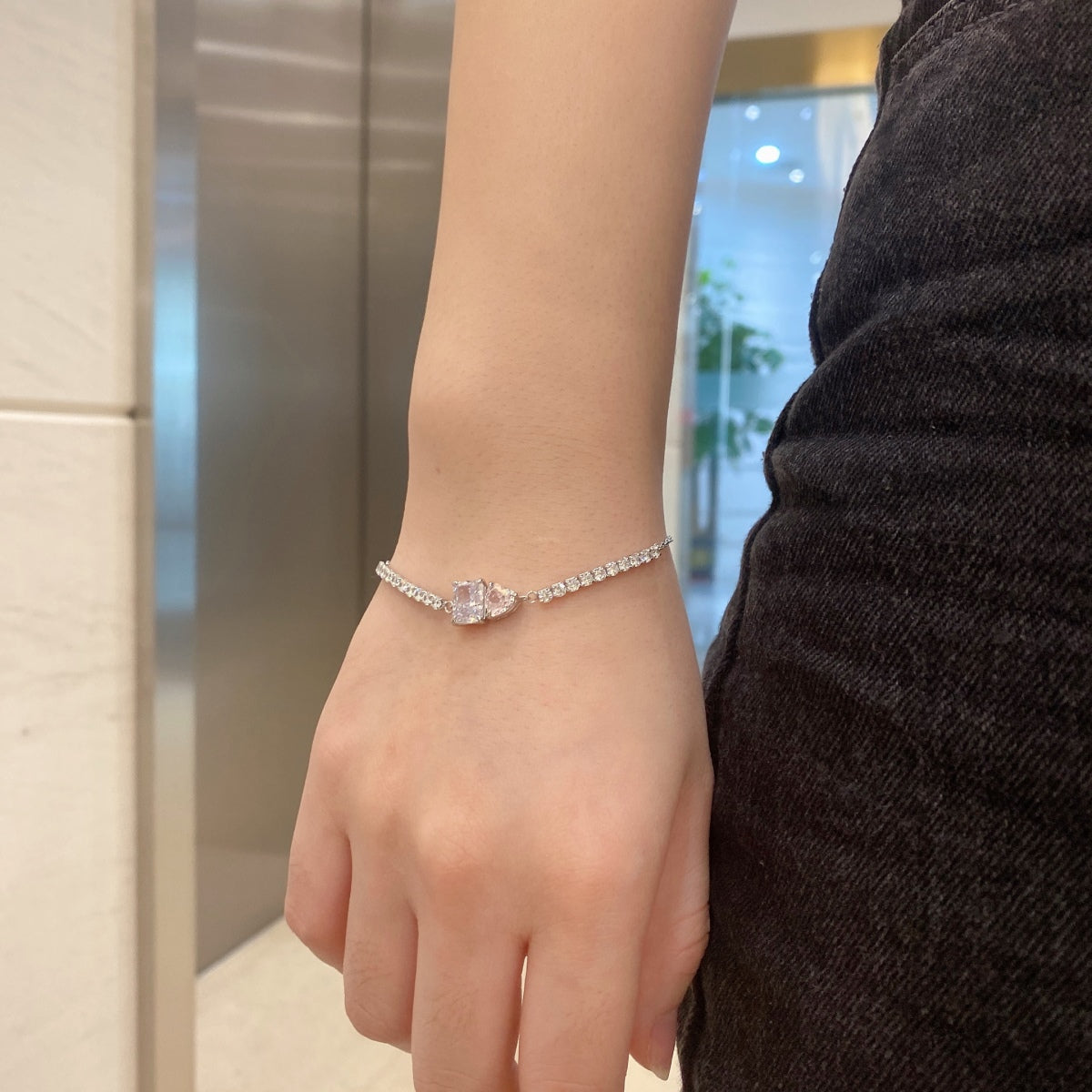 [Aurelle Style]Dazzling Unique Multi Shape Lover Bracelet