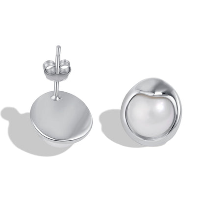 [Aurelle Style]Dainty Bread Pearl Earrings