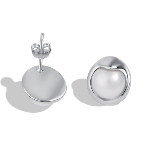[Aurelle Style]Dainty Bread Pearl Earrings