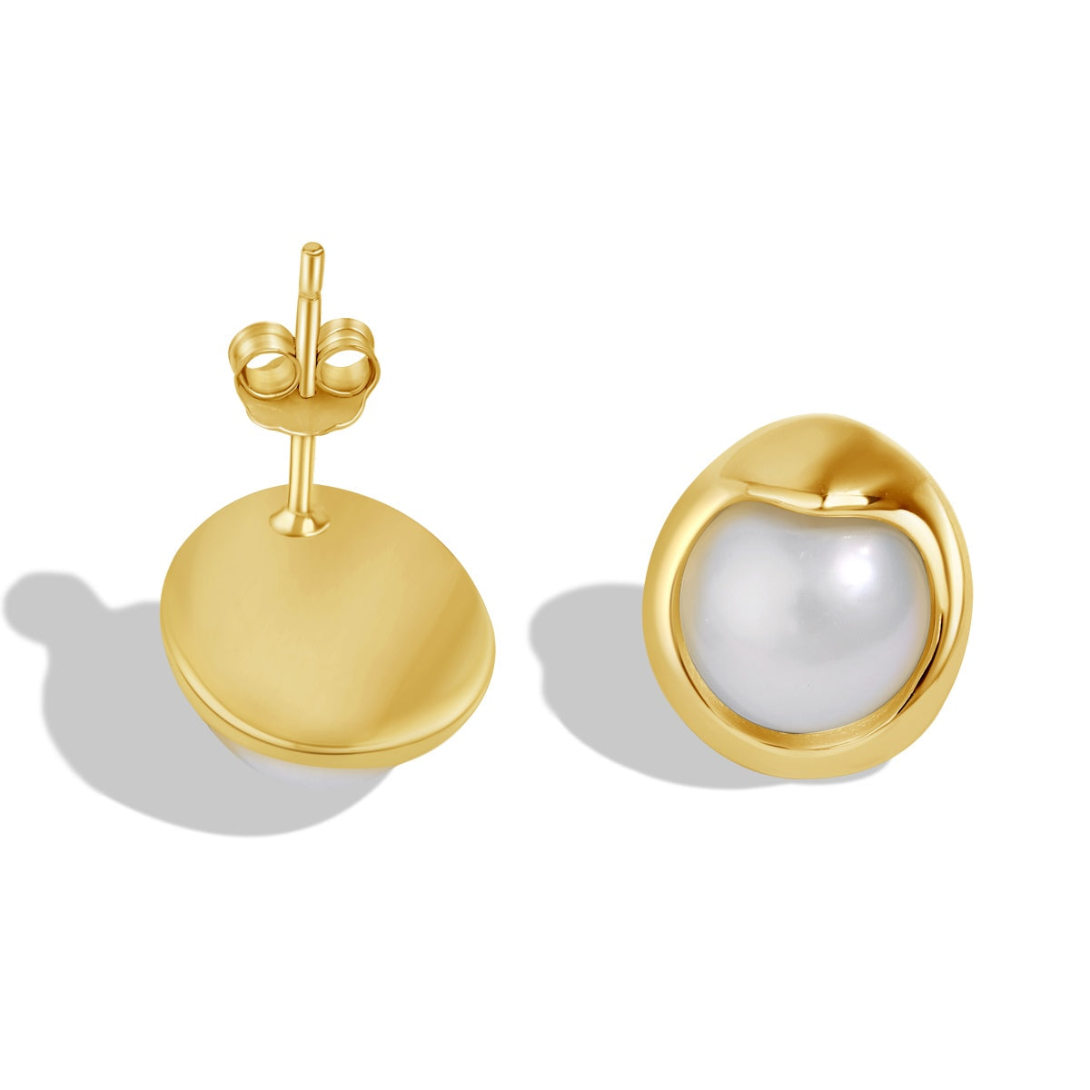 [Aurelle Style]Dainty Bread Pearl Earrings
