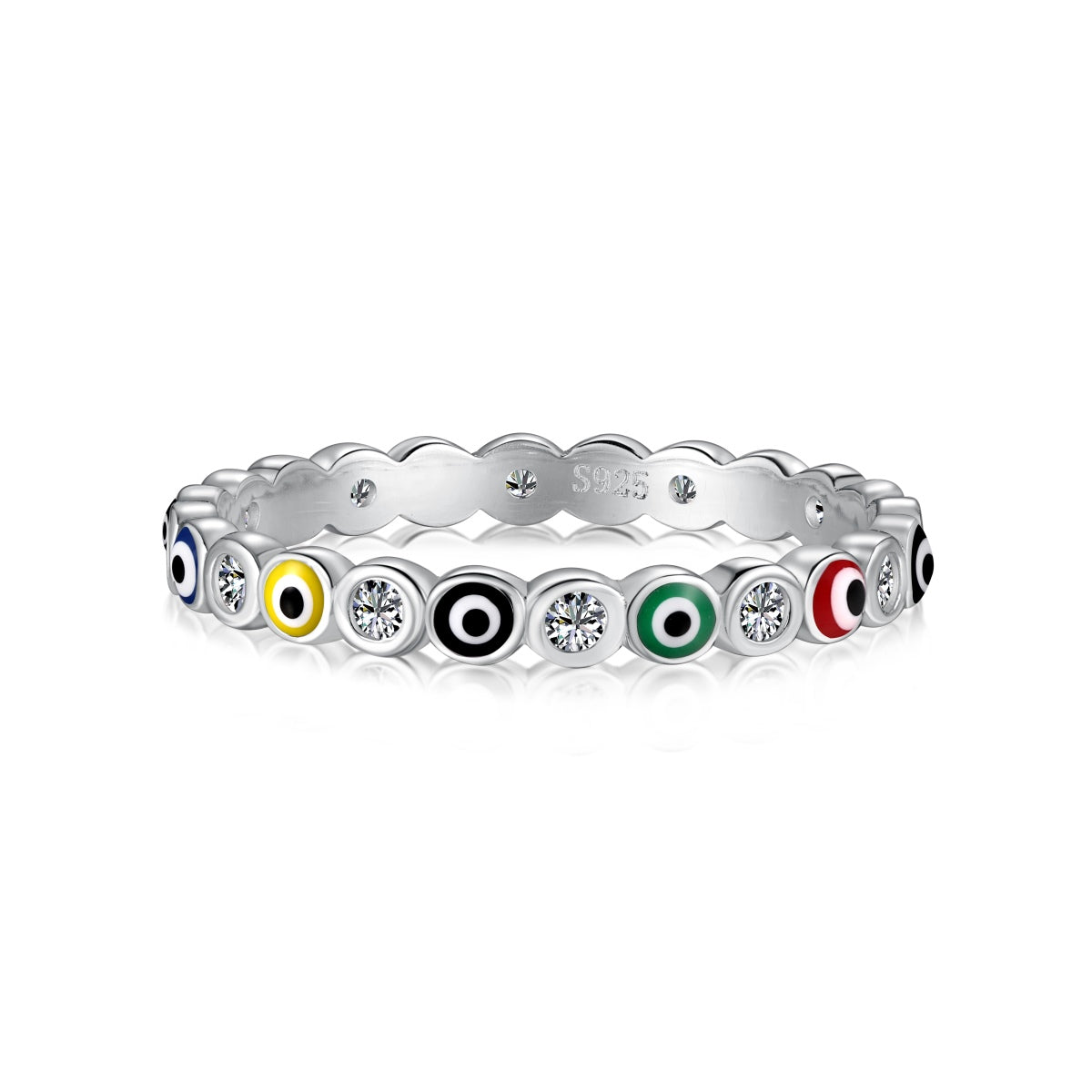 [Aurelle Style]Sparkling Vibrant Round Shape Daily Ring