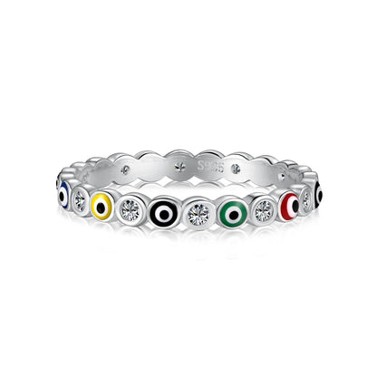 [Aurelle Style]Sparkling Vibrant Round Shape Daily Ring