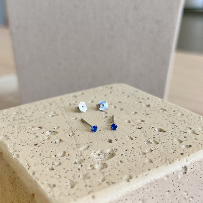 [Aurelle Style]Delicate Solitaire Earrings