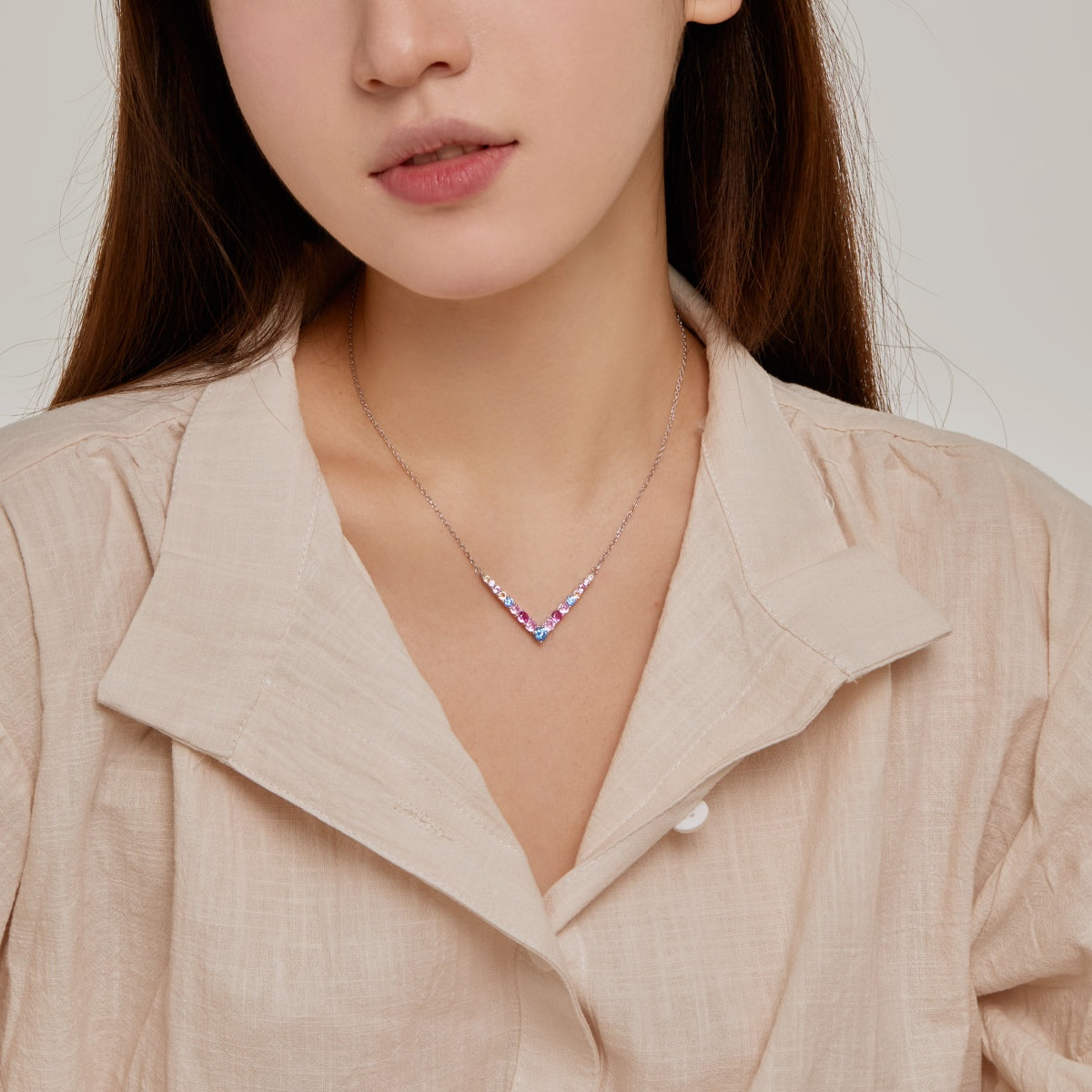 [Aurelle Style]Ornate Round Cut Necklace