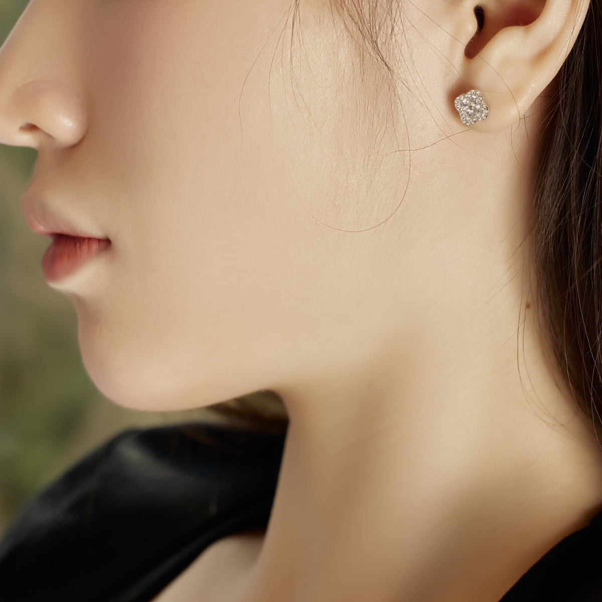 [Aurelle Style]Four-Leaf Clover Flower Shaped Earrings