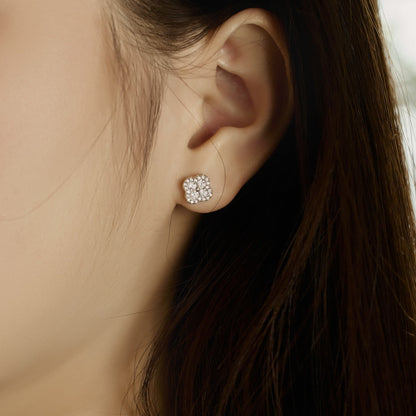 [Aurelle Style]Four-Leaf Clover Flower Shaped Earrings