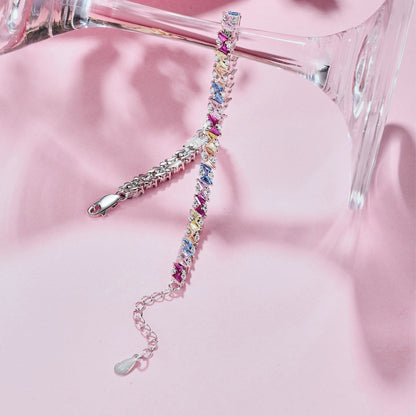 [Aurelle Style]Ornate Sparkling Multi Cut Party Bracelet