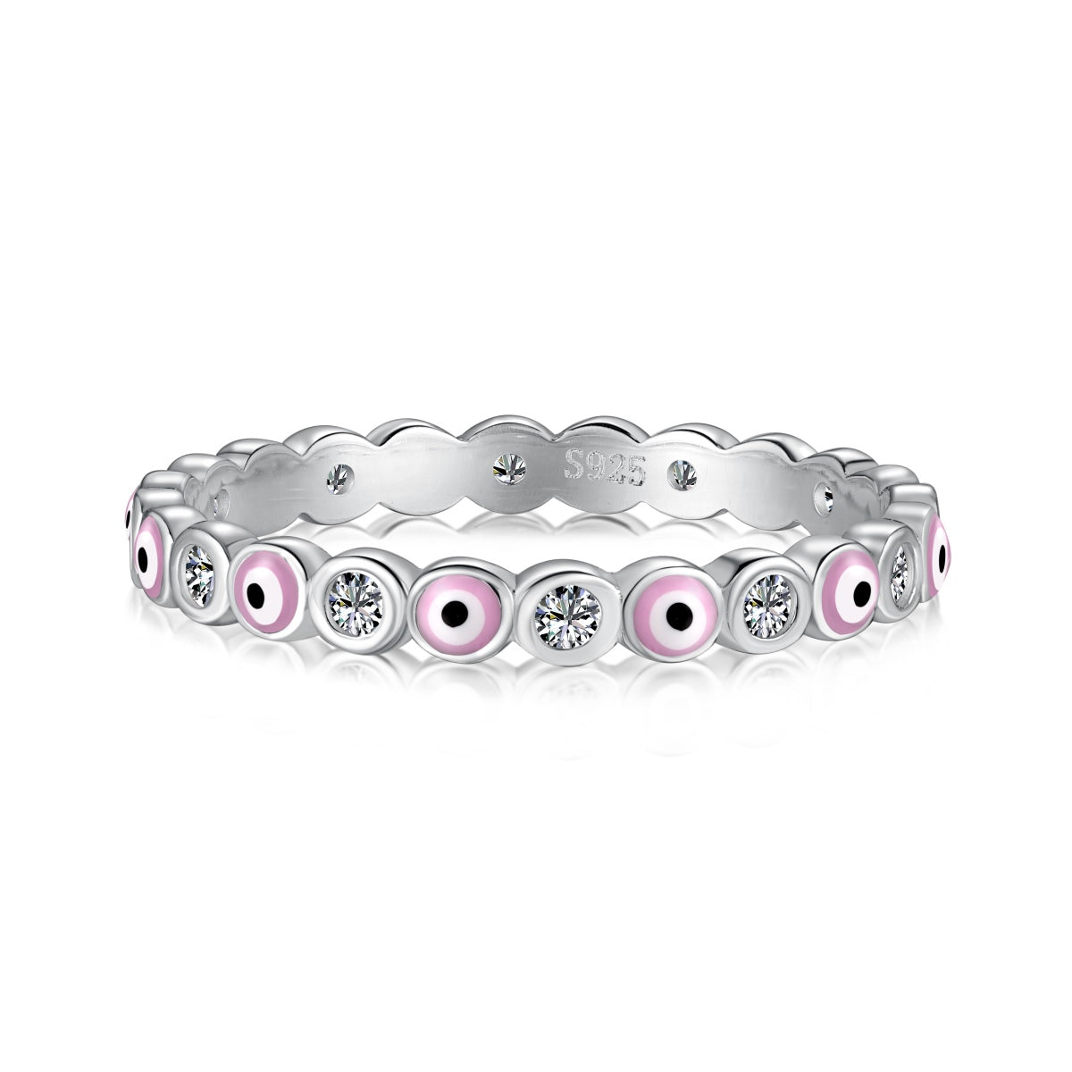[Aurelle Style]Sparkling Vibrant Round Shape Daily Ring