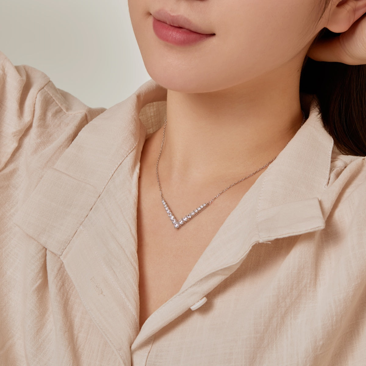 [Aurelle Style]Ornate Round Cut Necklace