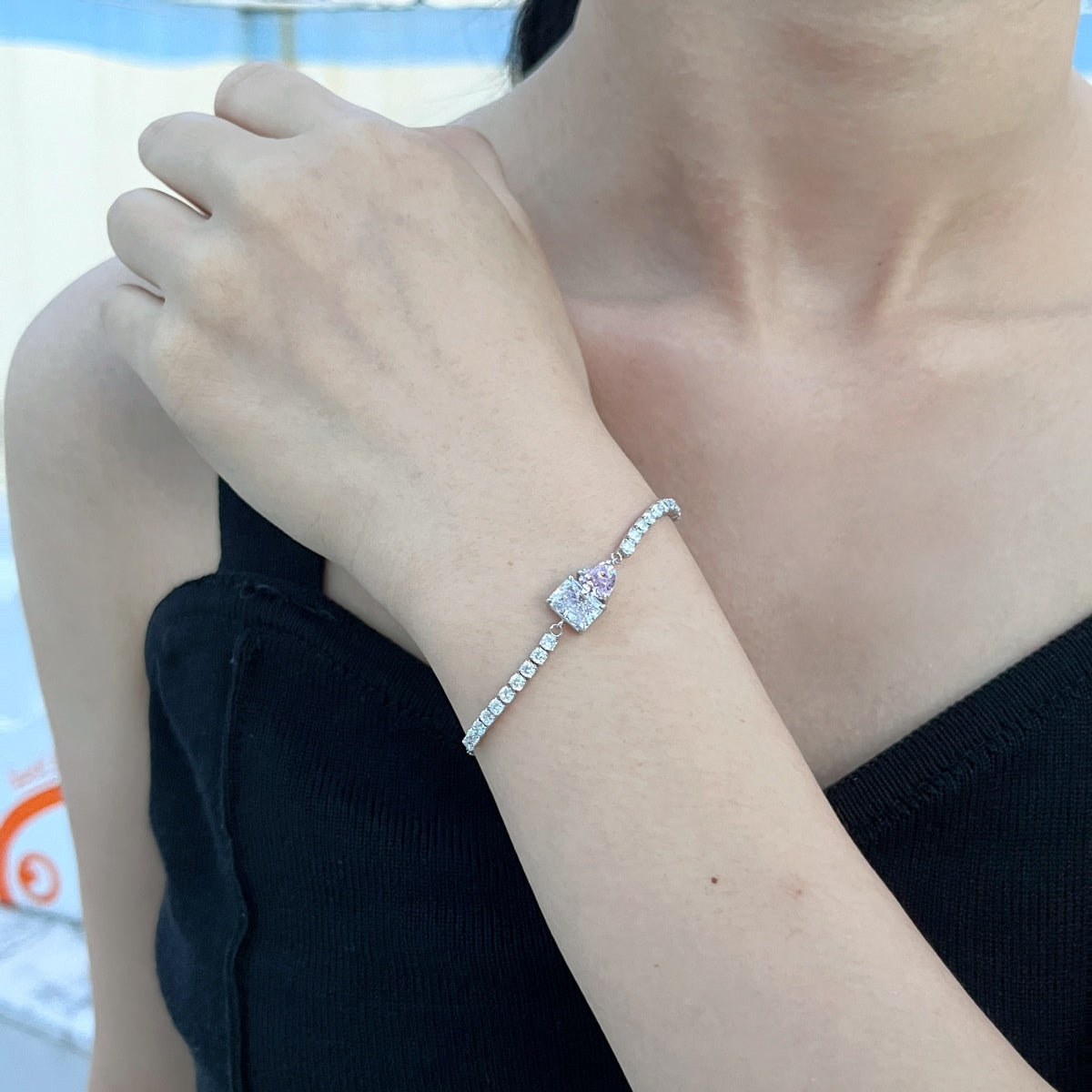 [Aurelle Style]Dazzling Unique Multi Shape Lover Bracelet