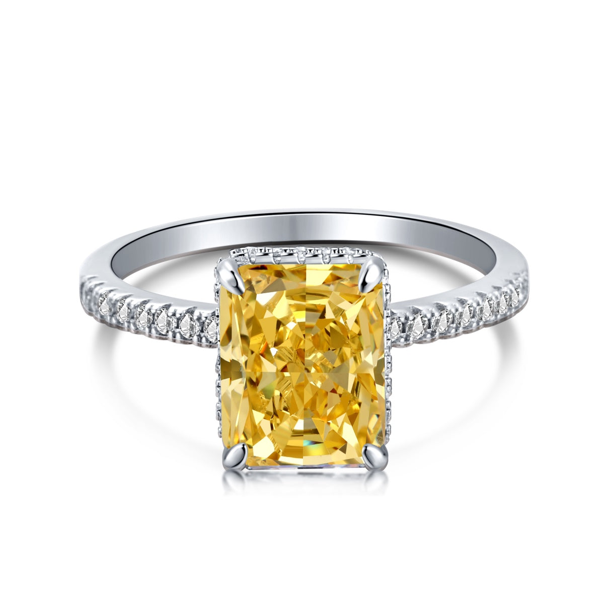 [Aurelle Style]4.0 Carat Luxurious Engagement Ring