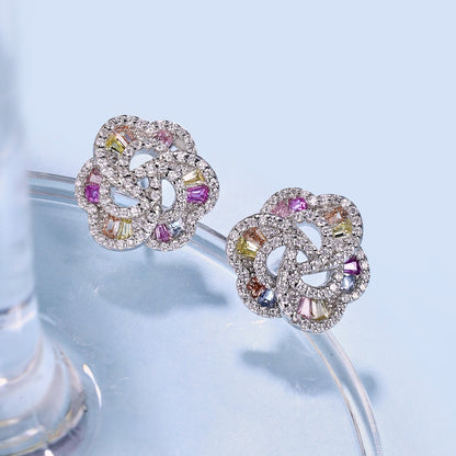 [Aurelle Style]Exquisite Flower Shape Daily Earrings