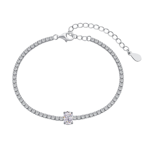 [Aurelle Style]0.75 Carat Exquisite Oval Cut Daily Bracelet