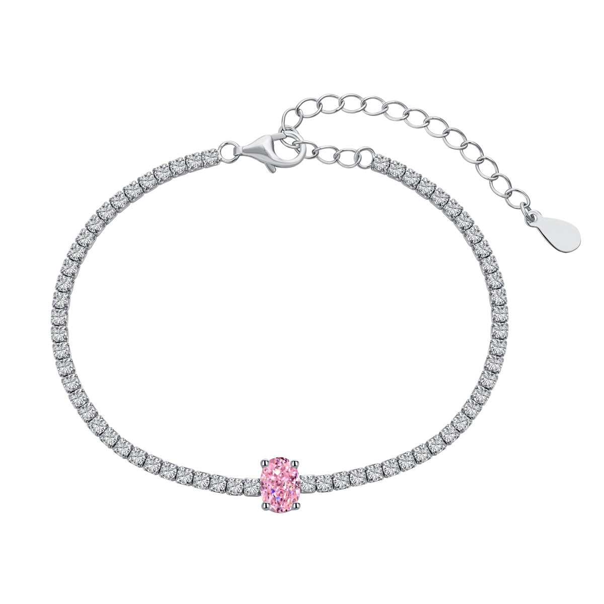 [Aurelle Style]0.75 Carat Exquisite Oval Cut Daily Bracelet