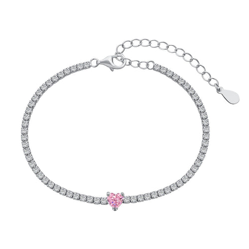[Aurelle Style]0.5 Carat Elegant Romantic Heart Shape Lover Bracelet