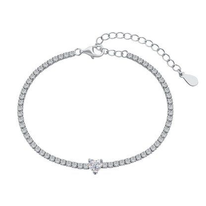 [Aurelle Style]0.5 Carat Elegant Romantic Heart Shape Lover Bracelet