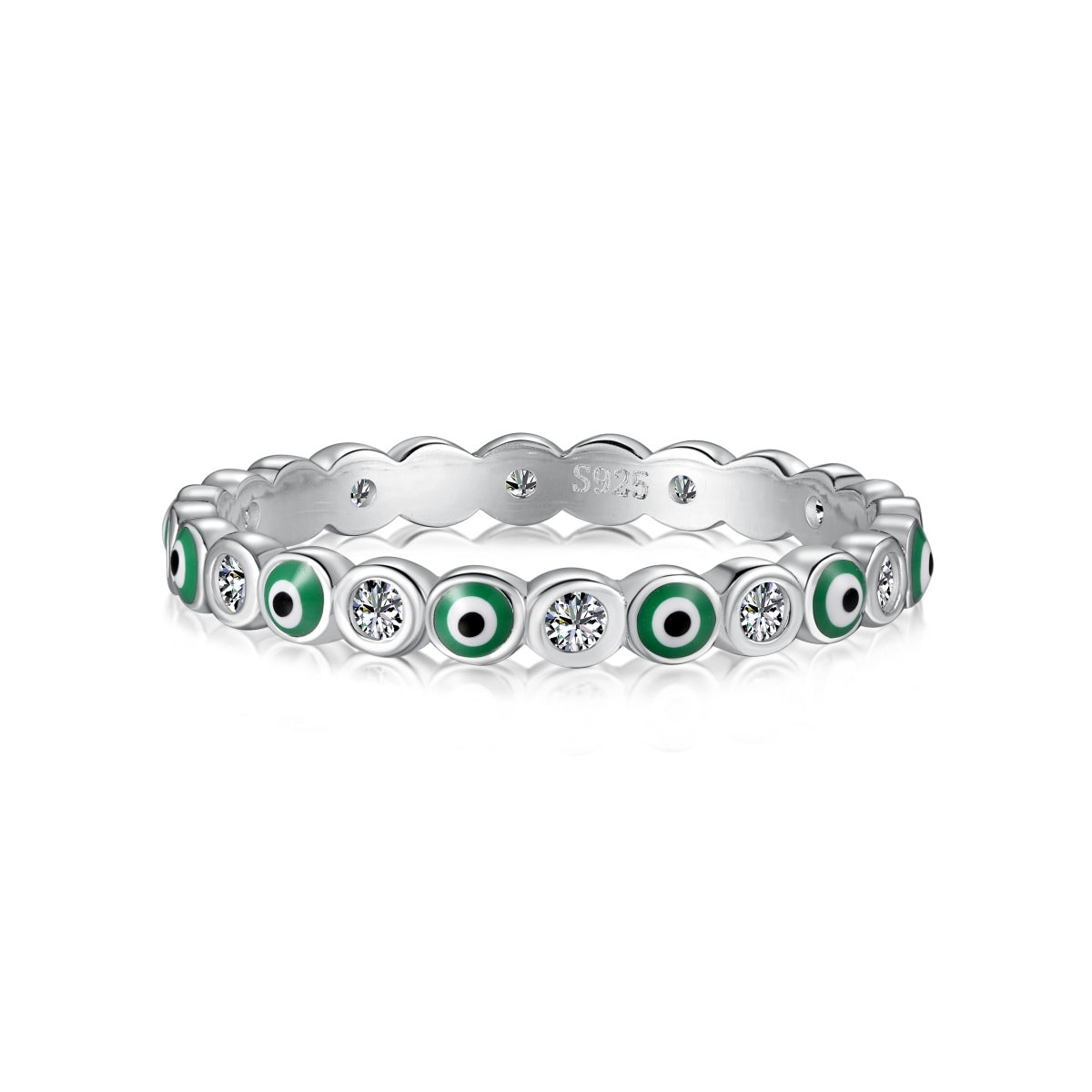 [Aurelle Style]Sparkling Vibrant Round Shape Daily Ring